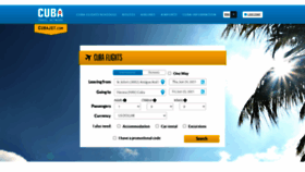 What Cubajet.com website looked like in 2021 (2 years ago)