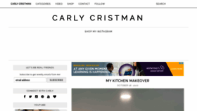 What Carlycristman.com website looked like in 2021 (2 years ago)