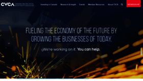 What Cvca.ca website looked like in 2021 (2 years ago)