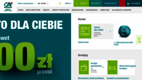 What Credit-agricole.pl website looked like in 2021 (2 years ago)