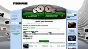 What Cybercasse.fr website looked like in 2021 (2 years ago)