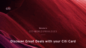 What Citiworldprivileges.com website looked like in 2021 (2 years ago)