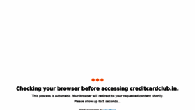 What Creditcardclub.in website looked like in 2021 (2 years ago)