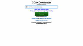What Cdax.pl website looked like in 2021 (2 years ago)