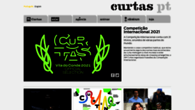 What Curtas.pt website looked like in 2021 (2 years ago)