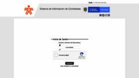 What Contratistas.sena.edu.co website looked like in 2021 (2 years ago)