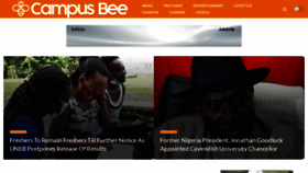 What Campusbee.ug website looked like in 2021 (2 years ago)