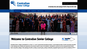 What Centralianseniorcollege.com.au website looked like in 2021 (2 years ago)