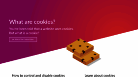 What Cookiesandyou.com website looked like in 2021 (2 years ago)
