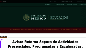 What Cbtis50.edu.mx website looked like in 2021 (2 years ago)