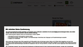 What Chefkoch.de website looked like in 2021 (2 years ago)