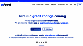 What Ccfound.com website looked like in 2021 (2 years ago)
