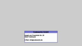 What Codeworks.de website looked like in 2011 (13 years ago)