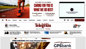 What Columbustelegram.com website looked like in 2021 (2 years ago)
