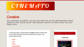 What Coraline-film.de website looked like in 2021 (2 years ago)