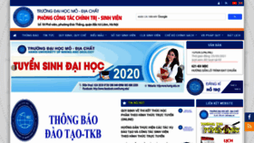 What Ctsv.humg.edu.vn website looked like in 2021 (2 years ago)