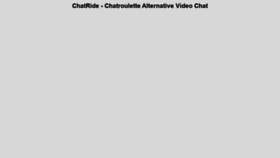 What Chatride.com website looked like in 2021 (2 years ago)
