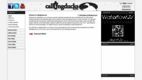 What Callingducks.com website looked like in 2021 (2 years ago)