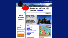 What Canada-maps.org website looked like in 2021 (2 years ago)
