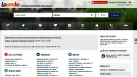 What Cancun.locanto.com.mx website looked like in 2021 (2 years ago)