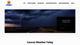 What Cancunweathertoday.com website looked like in 2021 (2 years ago)