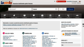 What Caracas.locanto.com.ve website looked like in 2021 (2 years ago)