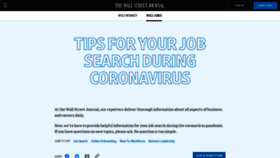 What Careerjournal.com website looked like in 2021 (2 years ago)