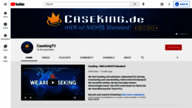 What Caseking.tv website looked like in 2021 (2 years ago)