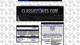 What Classictvhits.com website looked like in 2021 (2 years ago)