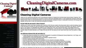 What Cleaningdigitalcameras.com website looked like in 2021 (2 years ago)