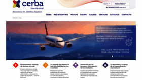 What Cerba.com website looked like in 2021 (2 years ago)