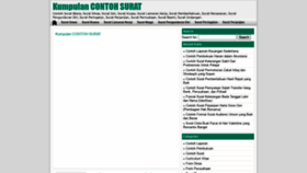 What Contoh-surat.org website looked like in 2021 (2 years ago)