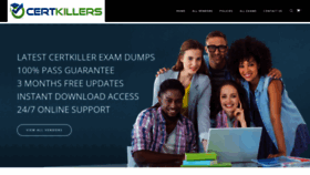 What Certkillers.net website looked like in 2021 (2 years ago)