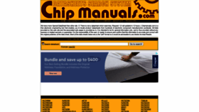 What Chipmanuals.com website looked like in 2021 (2 years ago)