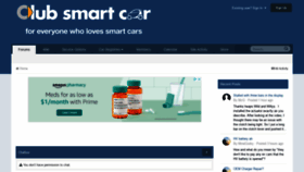 What Clubsmartcar.ca website looked like in 2021 (2 years ago)