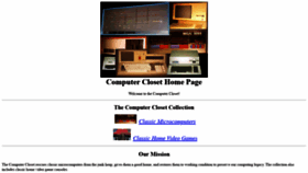What Computercloset.org website looked like in 2021 (2 years ago)