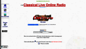 What Classicalwebcast.com website looked like in 2021 (2 years ago)
