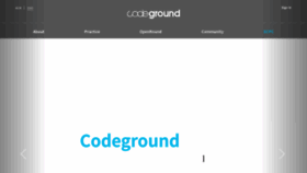 What Codeground.org website looked like in 2021 (2 years ago)