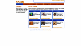 What Cnidr.org website looked like in 2021 (2 years ago)