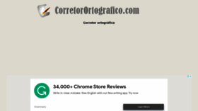 What Corretorortografico.com website looked like in 2021 (2 years ago)