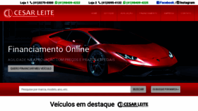 What Cesarleiteautomoveis.com.br website looked like in 2021 (2 years ago)