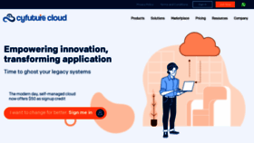 What Cyfuture.cloud website looked like in 2021 (2 years ago)