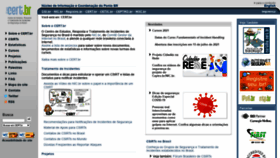 What Cert.br website looked like in 2021 (3 years ago)