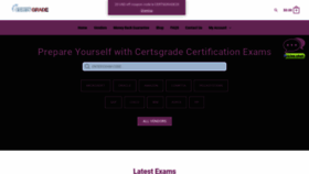 What Certsgrade.com website looked like in 2021 (2 years ago)