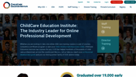 What Cceionline.com website looked like in 2021 (2 years ago)