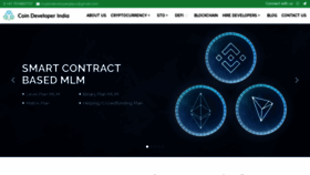 What Coindeveloperindia.com website looked like in 2021 (2 years ago)