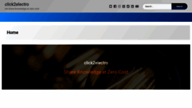 What Click2electro.com website looked like in 2021 (2 years ago)