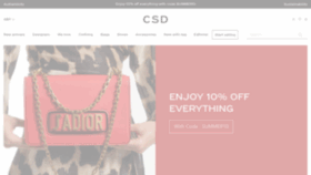 What Csd.shop website looked like in 2021 (2 years ago)