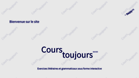 What Courstoujours.be website looked like in 2021 (2 years ago)