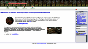 What Cuisine.at website looked like in 2021 (2 years ago)